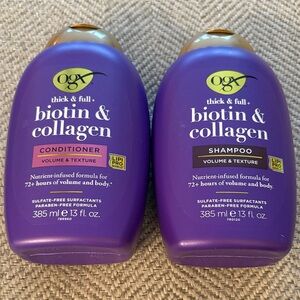 OGX Thick & Full Shampoo and Conditioner Set